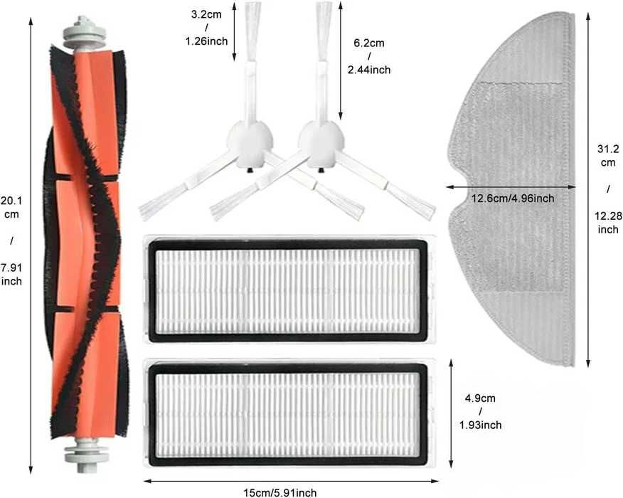 Akcesoriów do odkurzacza pasuje do Xiaomi Mijia 1C