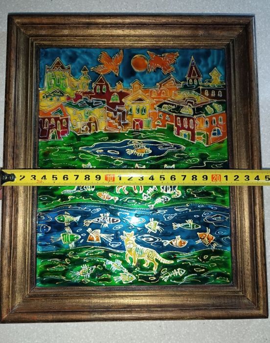 Раритет! Витражная живопись Марьяны Острогляд (Львов), 2000 год.