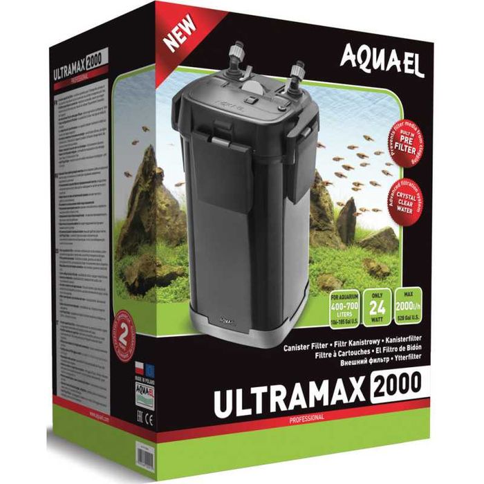 AquaEL Filtro Externo Ultramax 2000 OFERTA 1L MATRIX NOVO