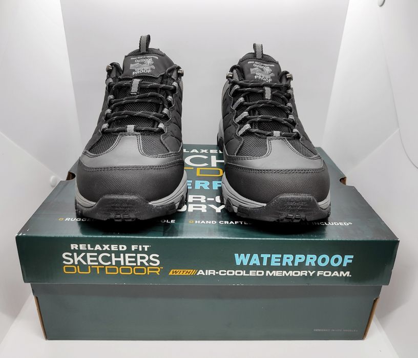 кожаные 29 30см водонепроницаемые кроссовки Skechers оригин