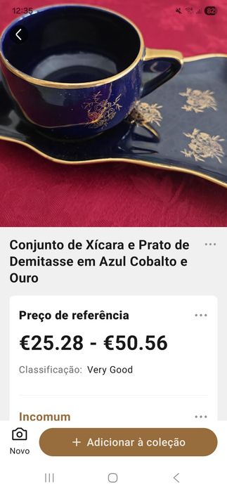 Chávena grande com prato