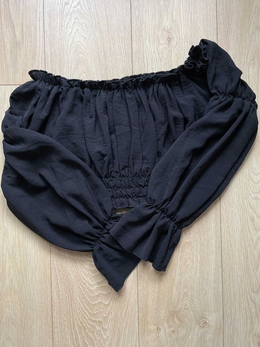 Bluzka hiszpanka czarna