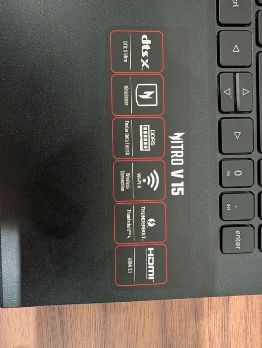 Portátil Acer Nitro v15 - i9 13900 - Rtx 4060- Com garantia