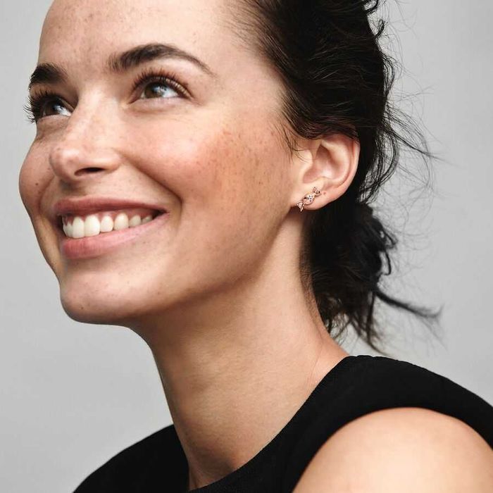 Pandora Rose kolczyki Zapakowany cukierek