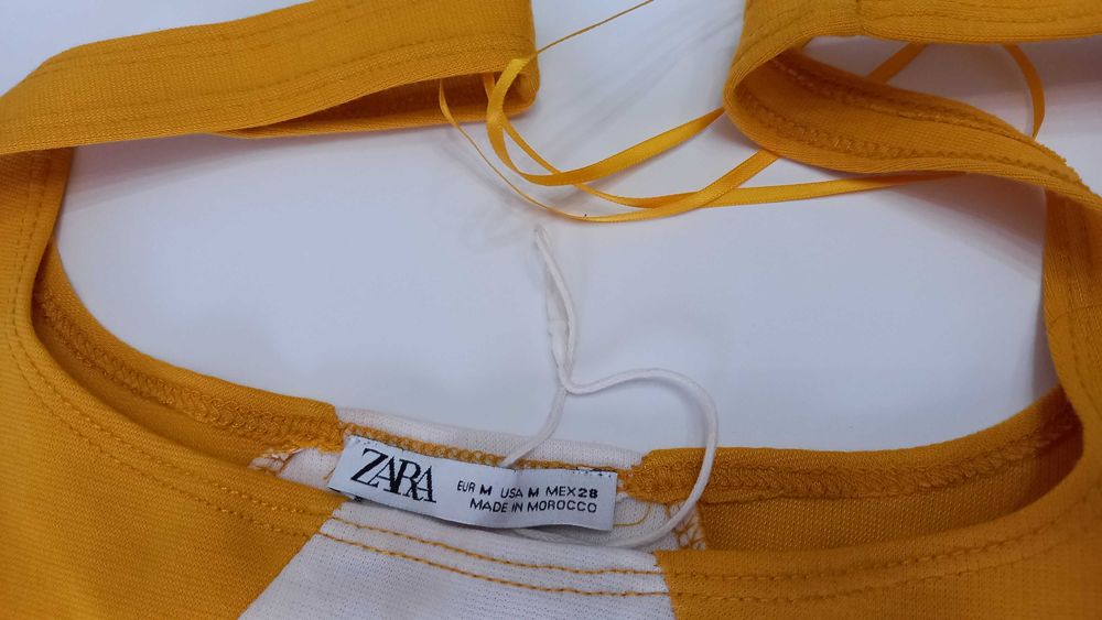 ZARA р. М 46 170/88А стрейчевое платье сарафан Испания