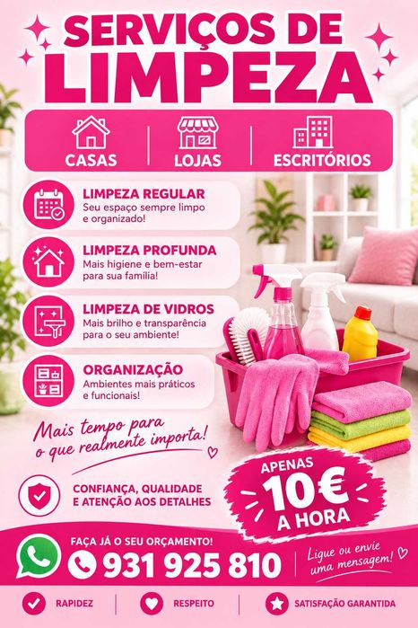 serviço de limpeza
