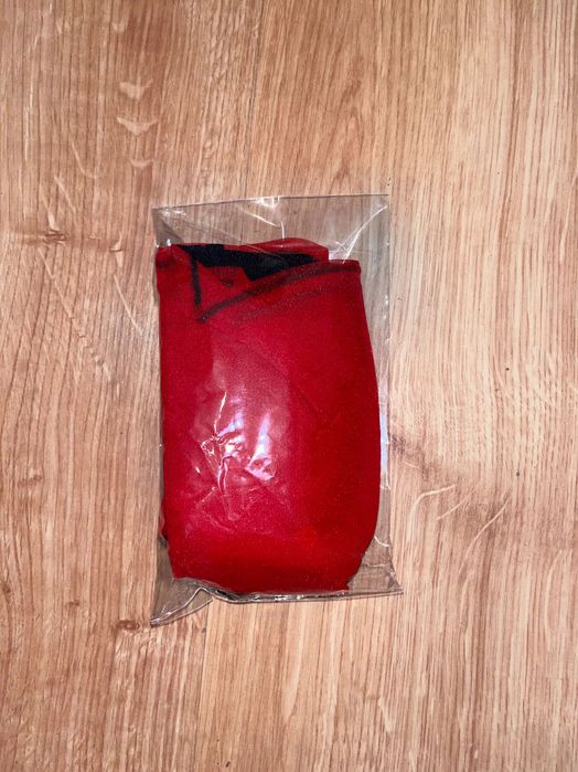 405/ Nylon vintage pończochy Fully Fashioned S/M czerwone czarny szew