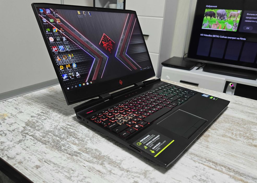 2023г. HP OMEN (Core i5 9-Gen/Nvidia GTX 1650/16GB/SSD 128G+1000GB)