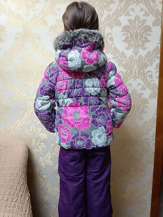 Зимовий комбінезон на дівчинку 3-4р.