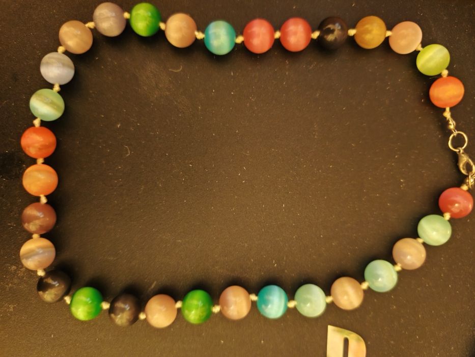 Сережки, браслет, буси місячний камінь