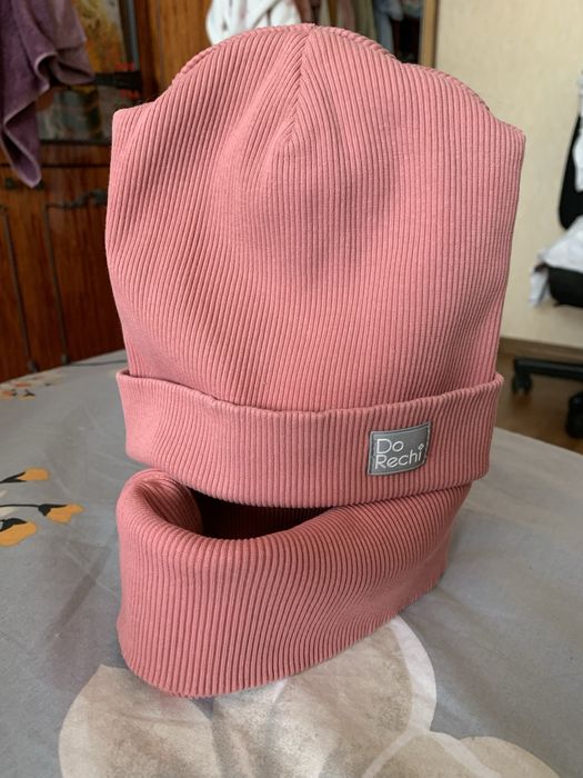 Набір весна/осінь снуд та шапка 48р обєм голови