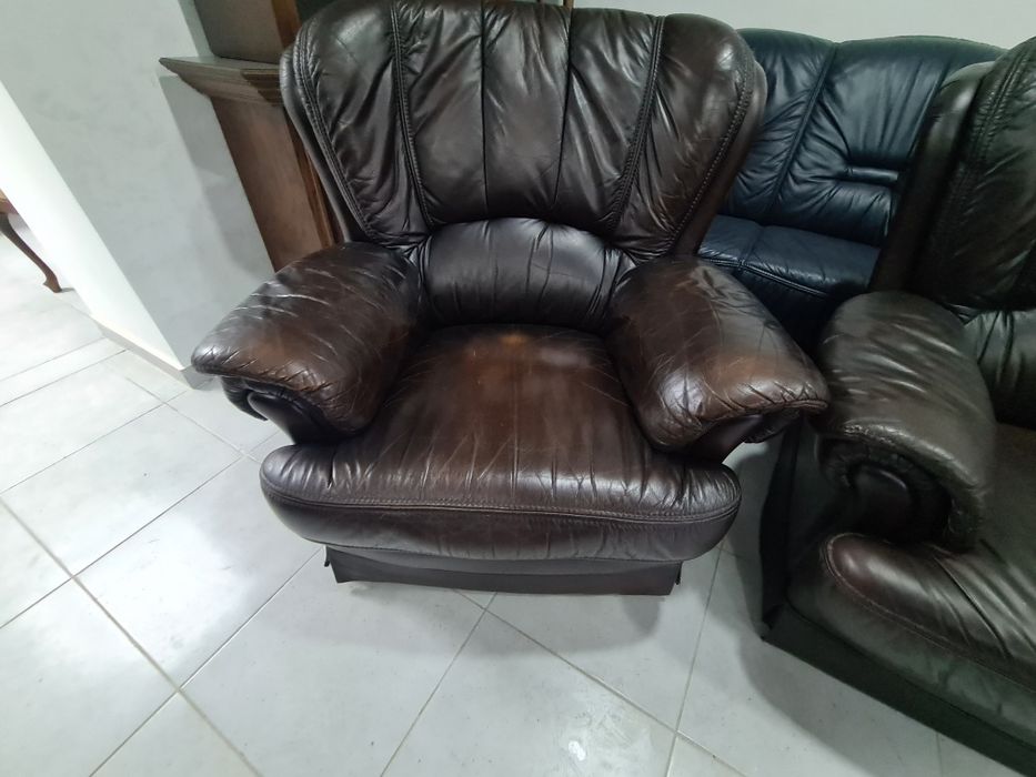 Диван шкіряний з нідерландів