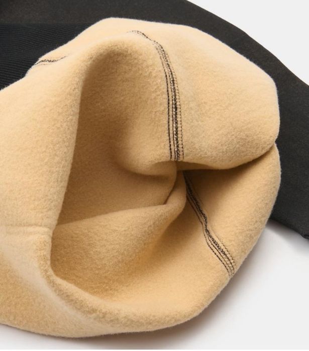 Колготи на флісі•теплі•імітація голих ніжок •жіночі•чорні•теплі  200