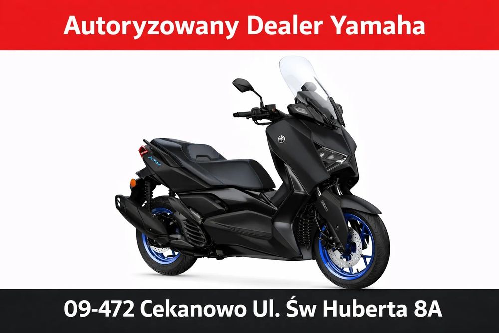 Yamaha X-max 125, model 2025, atrakcyjne finansowanie i pakiety OC/AC od 3,6%