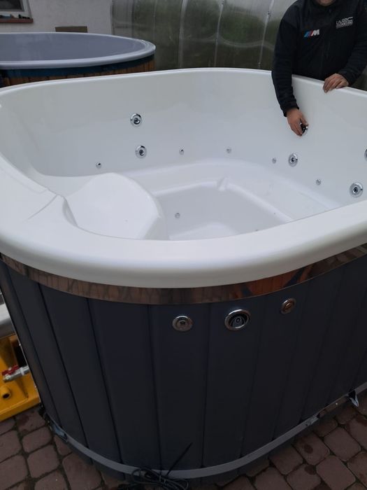 Balia ogrodowa ruska bania jacuzzi basen  sauna
