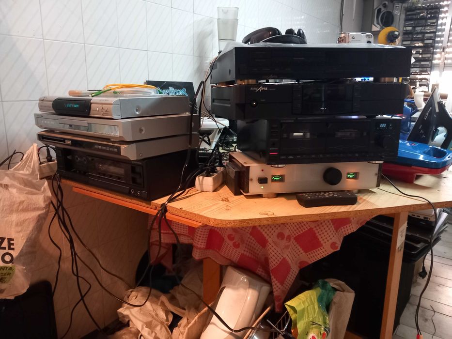 mini aparelhagem com comando