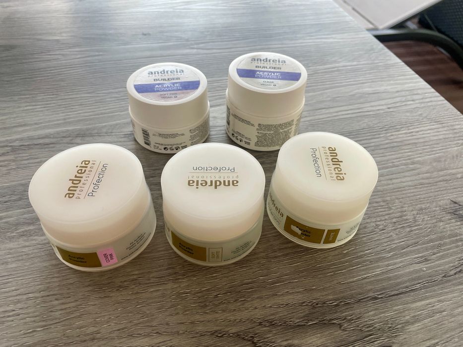 Cinco pós de Acrílico - andreia profissional