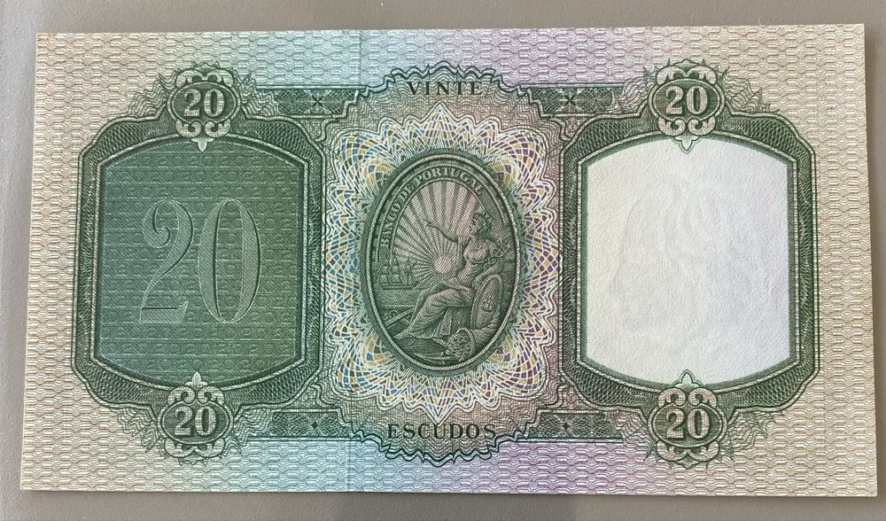 Nota 20$00 Ch.6 - D. Antonio Luis de Menezes 27/01/1960