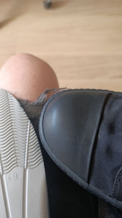 Rick owens full black double bumper ramones low