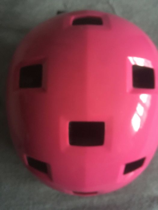 Kask Oxelo 52-54cm dla dziewczynki + kpl ochraniaczy