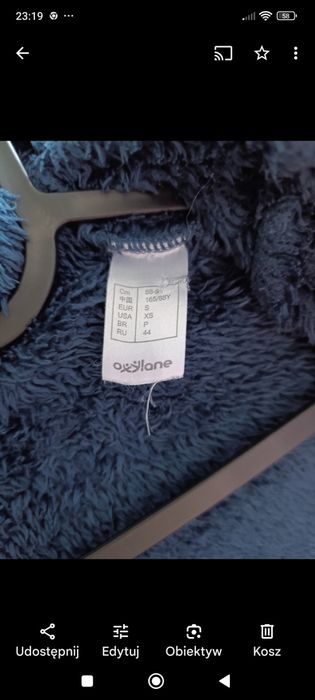 Bluza z kapturem oxylane roz S