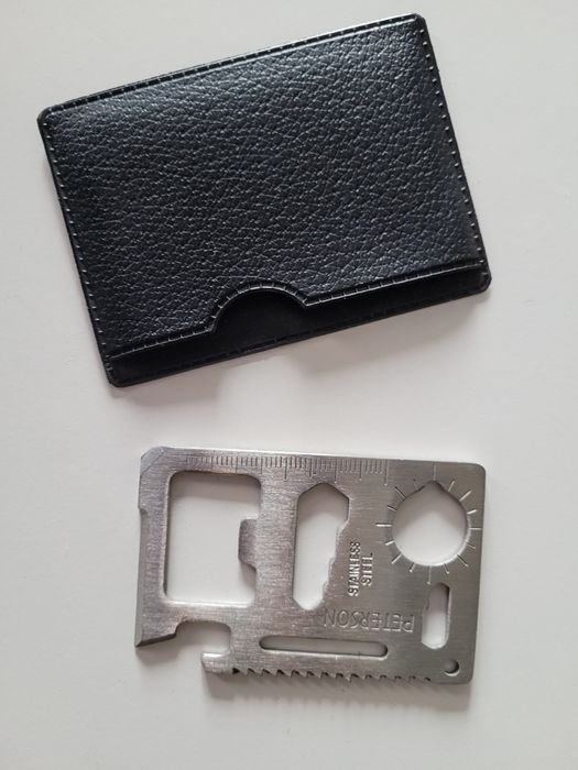 Karta, niezbędnik do portfela, survivalowa 11w1 multitool