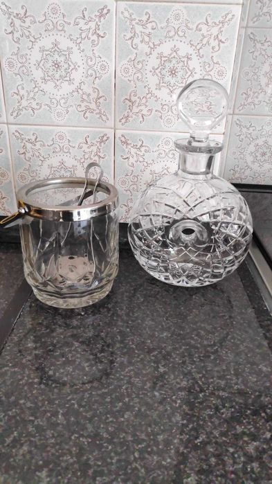 Decanter Whiskey + balde para gelo