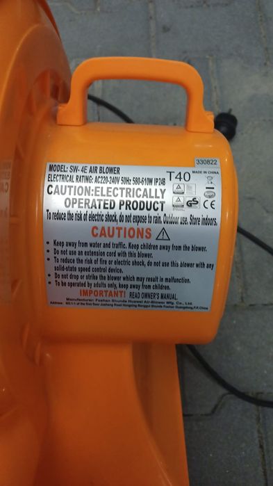 Bomba para insuflável