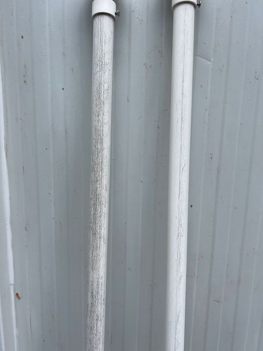 Varão branco para cortinados
