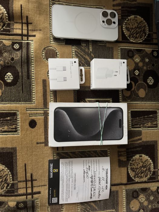 Продам IPhone 15pro max 256 физ сим. Состояние почти идеал