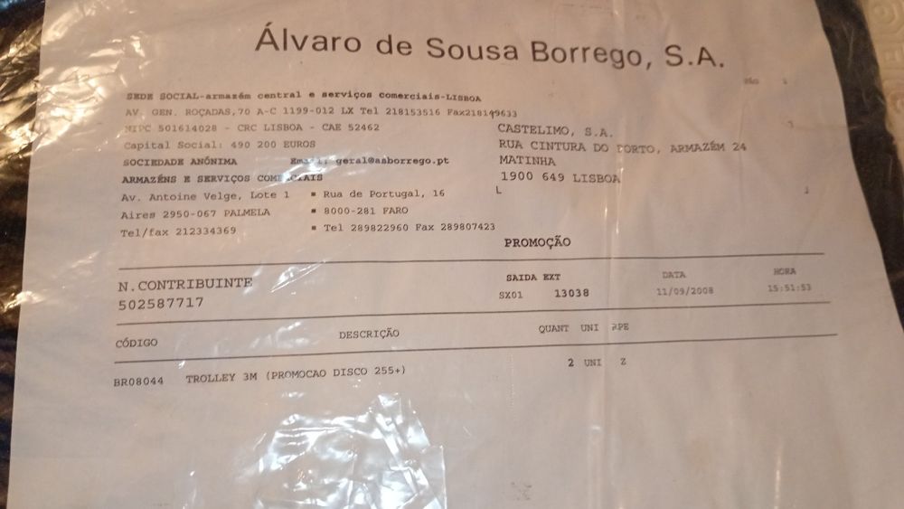 Saco viagem 3M novo a estrear