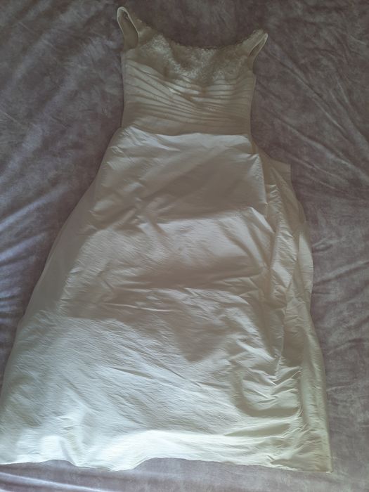 Vestido de Noiva M/ 36-38, cor Pérola, do atelier Princesa de Sonho