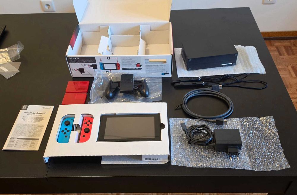 Nintendo Switch V1 + Capa + Jogo Harry Potter Collection