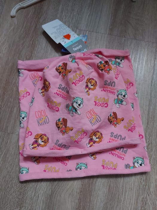 Нова шапочка+снуд коттон.. щенячий патруль!! 3-6 років..