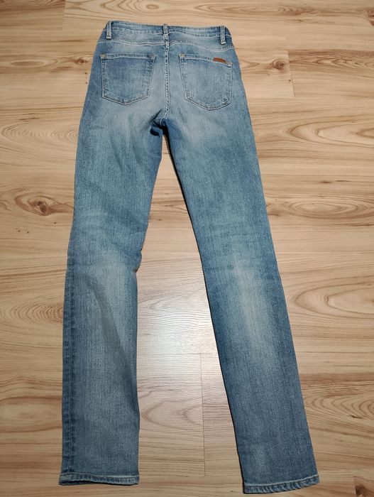 Niebieskie Damskie Spodnie Jeansowe Dżinsowe Carhartt