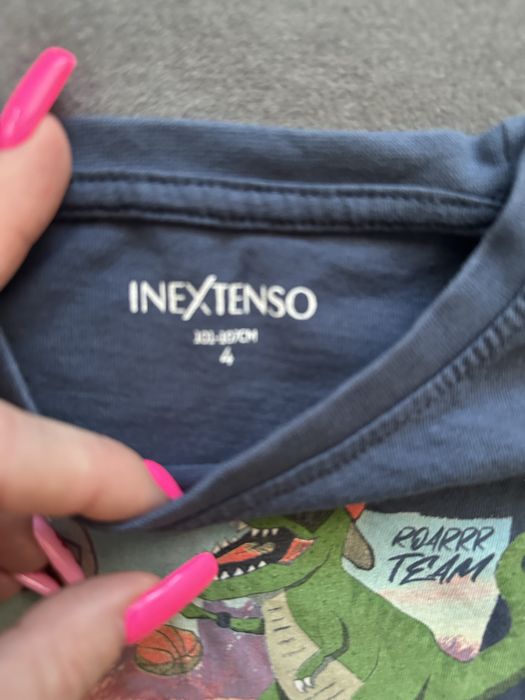 Koszulka dla chłopca krótki rękaw dinozaur