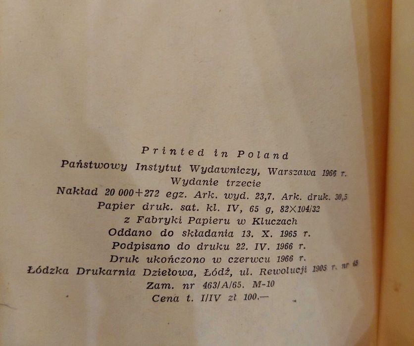 Powieść Wiktora Hugo Nędznicy  wydanie z 1966