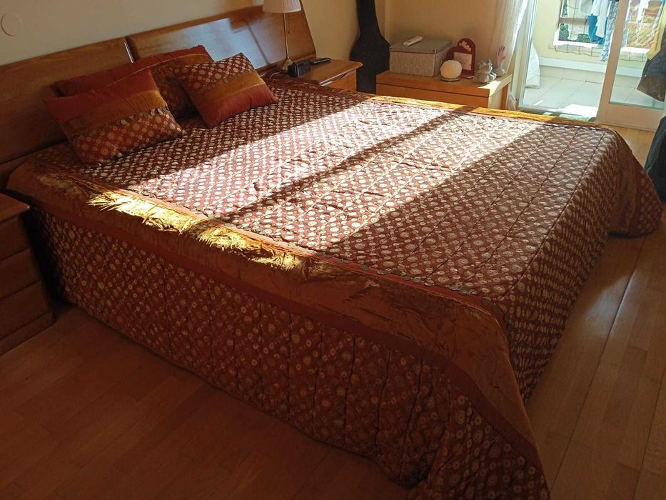 Colcha do gato preto para cama de casal