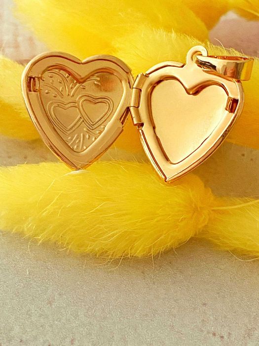 Позолоченный Кулон (открывающийся для фото), Разные Модели. Позолота