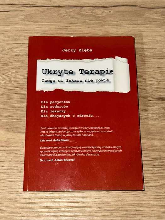 Książka ukryte terapię czego ci lekarz nie powie Jerzy Zięba