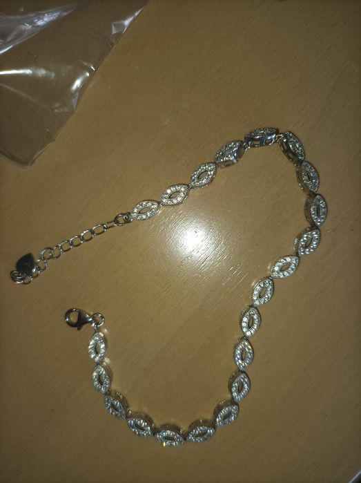 Bransoletka srebro 925 cyrkonie