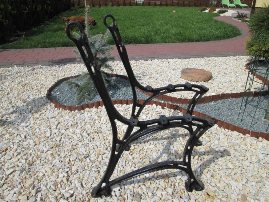 NOGI ŻELIWNE do Ławki Stołu Meble Ogrodowe różne wzory