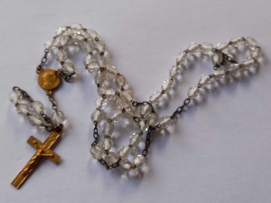 Stary różaniec .vintage