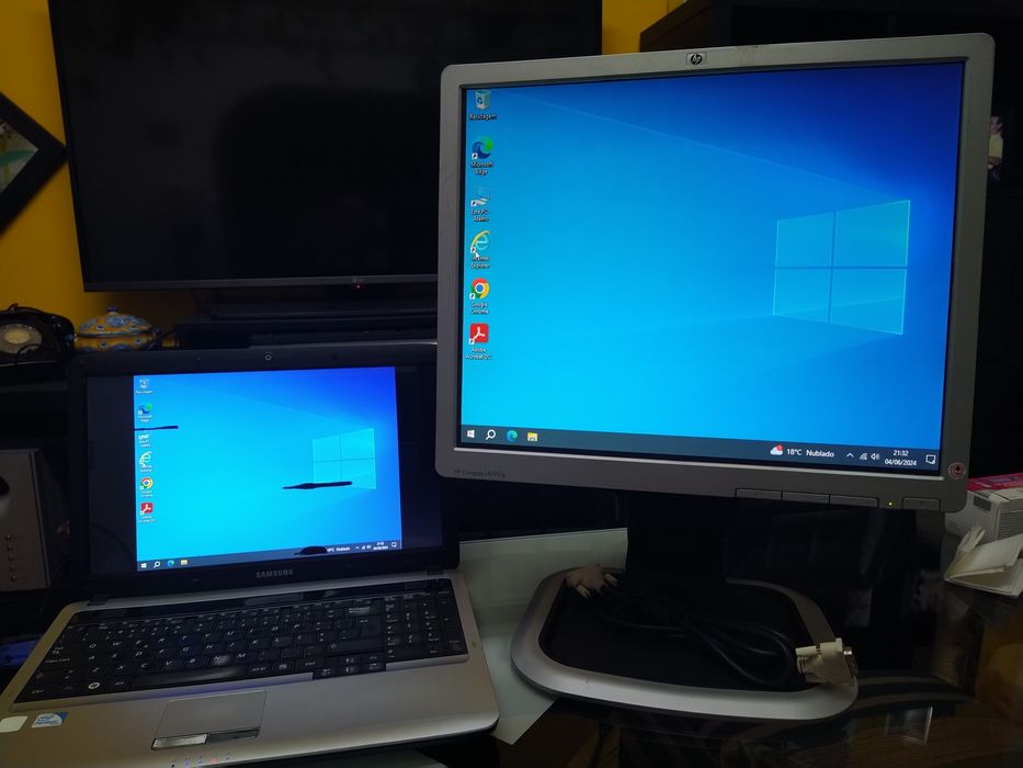 Monitor HP 19"polegadas, casa apartamento vivenda quarto escritório.