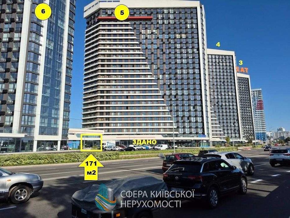 171 м2, фасад, ЖК GREAT, Дніпровська набережна 15-Є, 13 будинків, 5000 квартир, поруч ЖК SISTER