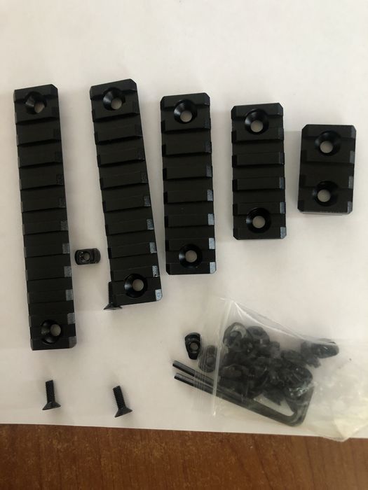 Планка Picatinny на M-LOK від 3 до 13 слотів база м лок для QD aнтабки