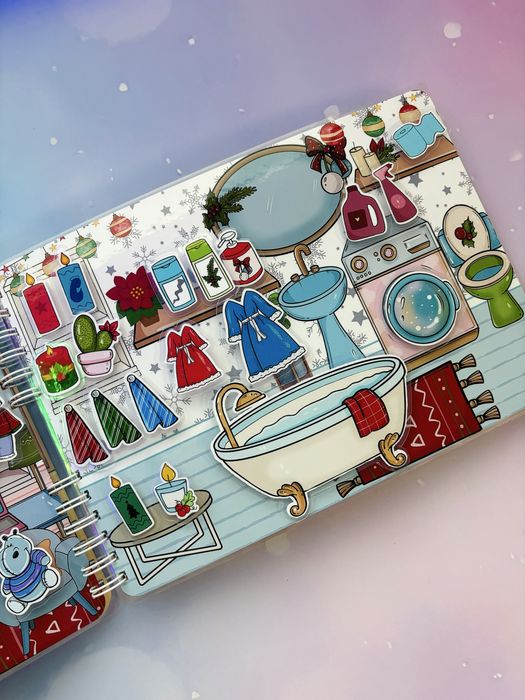 Атьбом на липучках Зимова казка