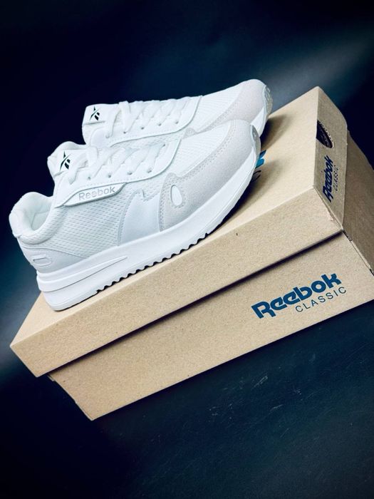 Шкіряні жіночі кросівки Reebok•кросовки рібок•веснянке жіноче взуття