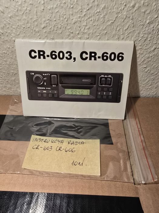 Instrukcja radia CR-603 ,CR-606