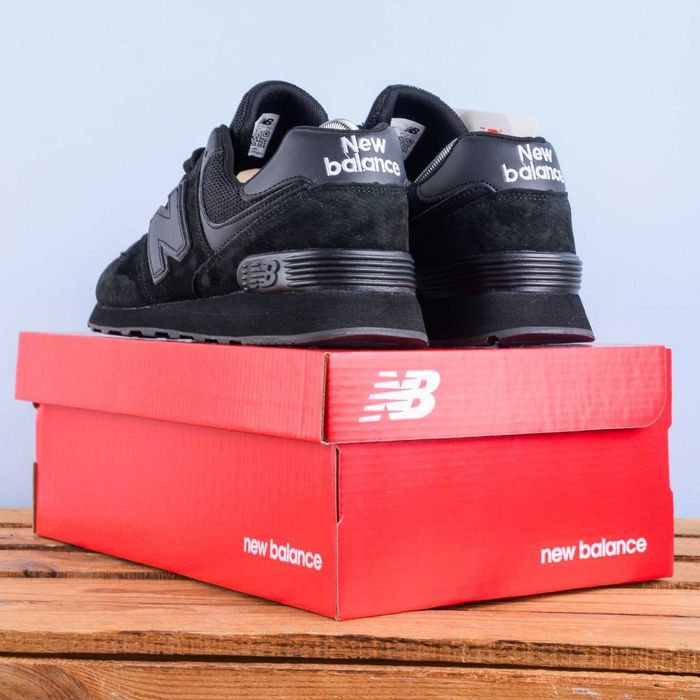 (1927) Кросівки New balance 574 чорні нью беленс